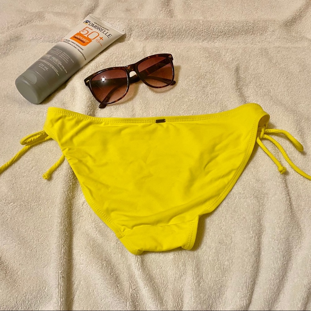 Garage Yellow Drawstring Bikini Bottom - Picture 3 of 6